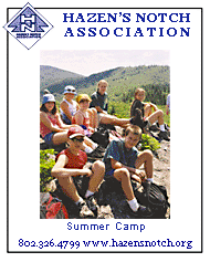 Hazen's Notch Association Vermont Children's Summer Day + Overnight Nature Camp in Montgomery, Vermont